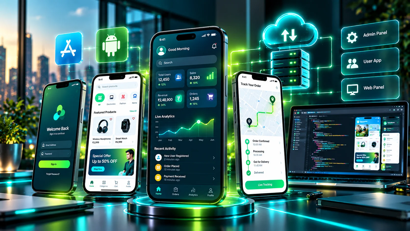 Professional mobile application development